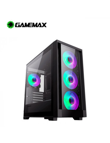 CASE GAMING GAMEMAX DESTROYER TGB NEGRO, ARGB, V/TEMPLADO